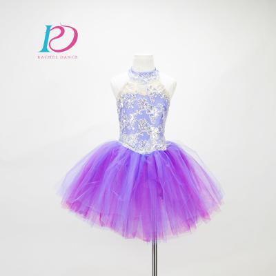 China Romantic Stage Dresses Girls Teens Fingers Ballet Dress Tutu Recital Show Costumes for sale