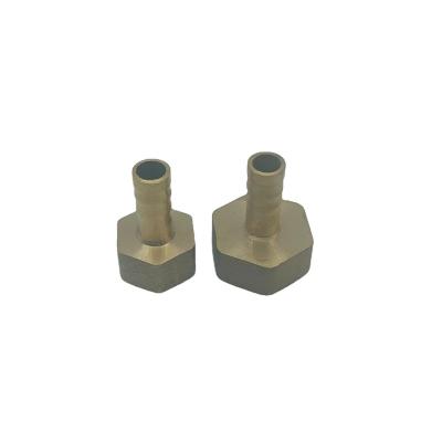 China Brass All Pagoda Straight Copper Wire Connector Gas Pipe Connector for sale