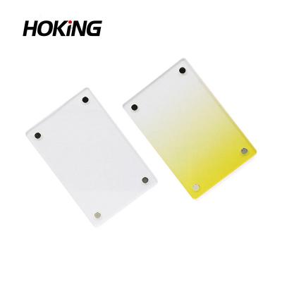 China 3 Inch Gradient Shape Hoking Stylish Colored Mini Fridge Magnet Frame Instax Film for sale