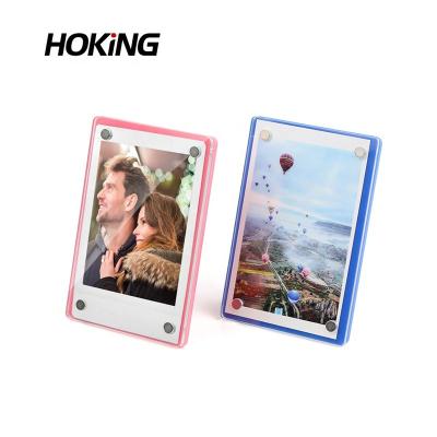 China Modern DIY 3 Inch Fujifilm Instax Mini Film Acrylic Magnetic Photo Frame for sale