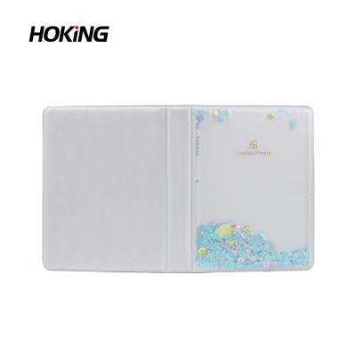 China Drift Sand Instax Mini Film Quick Sand 64 Pockets Stylish High Quality Photo Album for sale