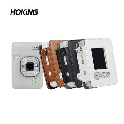 China Effects Hoking OEM Fujifilm Instax Liplay Camera Protective PU Leather Trim To Protect Bag Pouch for sale