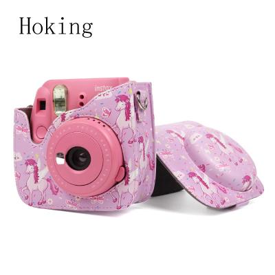 China Fashiontable Vintage Full Protector Pink Pony Case For Fujifilm Mini 8 Hot Sale In 2018 for sale