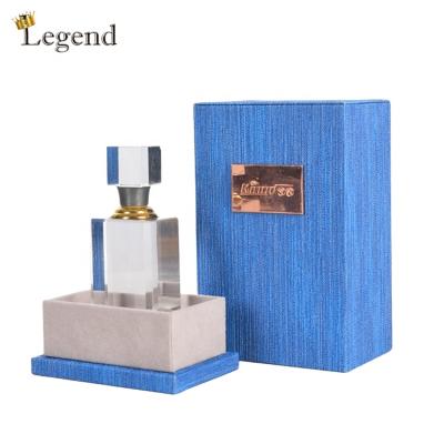 China Custom Empty Perfume Recyclable Perfume Bottle Manufacturer Packaging Wooden Box With Bottle for sale