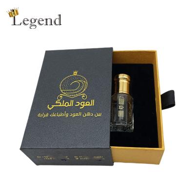 China Manufacturer Recyclable Paper Cardboard Essentical Oil Set Packaging Custom Design Printing Arabic Perfume Box for sale