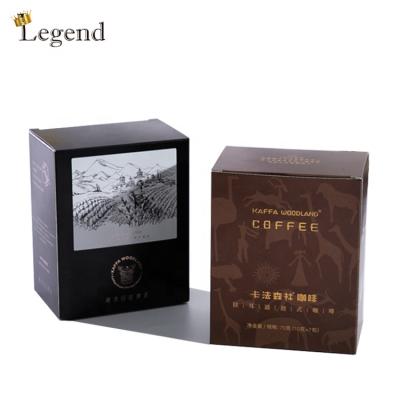 China Factory Custom Logo Printing And Size Cheap Coffee Drip Bag Paper Bag Packaging Box Custom Coffee Drip Box for sale