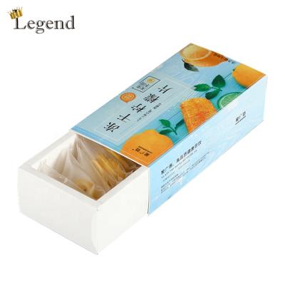 China Recyclable Customized Brand Printing Empty Drawer Kraft Paper Boxes Simple And Cheap Price Sweet Paper Box for sale