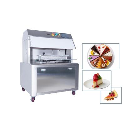 China High Productivity Automatic Cake Cutting Machine With Double Flat And Smooth Blade Cake Cutting Machine for sale