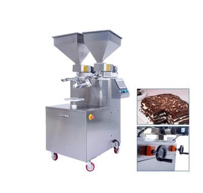 China High Productivity Automatic Cream Melaleuca Intelligent Spreading Birthday Cake Beating Machine for sale