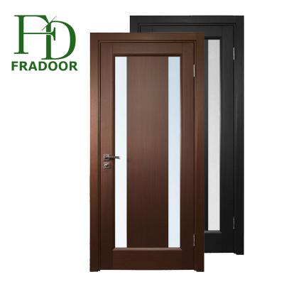 China Fancy Pakistan Interior Glass Swing Bathroom Entrance Doors for sale