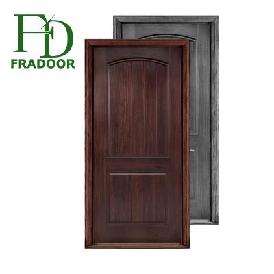 China 2018 New Products Kerala Solid Wood Door Simple Flush Front Entry Designs for sale