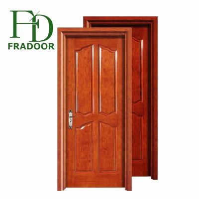 China Cheapest Modern Simple Internal Front Entry Teak Wood Door Design for sale