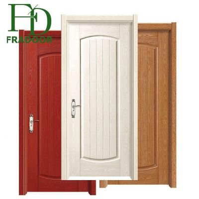 China Latest Design Room Door Bedroom Modern Elegant Wood Swing Door Interior Door for sale