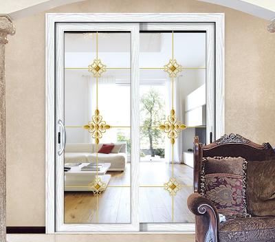 China Modern Fancy Style Aluminum Mini Exterior French Doors For Sale for sale