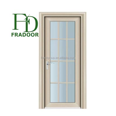 China French Door Design Aluminum Toilet Bathroom Door for sale