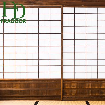 China Good quality cheap price Japanese style shoji decorative used wood sliding door sliding door made in Foshan for sale