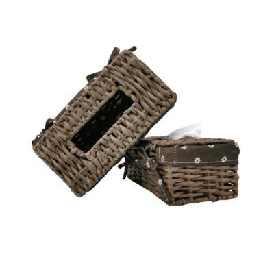 China Eco-Friendly Decorative Storage Basket Paper Sustainable Materials Decorative Rope Storage Baskets for sale