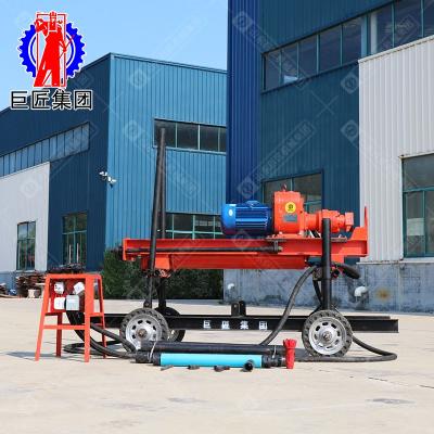 China High efficiency wheeled model KQZ-120D China DTH high effecicy mine blasthole mobile drilling rig for sale