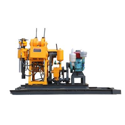 China Construction worksÂ   diesel engine power water well drilling rig 200 meter depth portable core drill rigs for sale