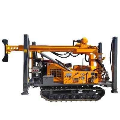 China Drilling rig water well drilling rig machine high drilling efficiency mud water drilling and air compressor for sale for sale