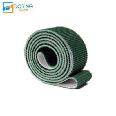 China hot sale Custom rough surfac antiskid green Pvc Grass Rough Top Conveyor Belt thickness 5.0mm for sale