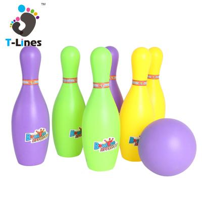 China Eco - Friendly Wholesale Mini Ball Set Plastic Pin Rolling Toys For Kids for sale