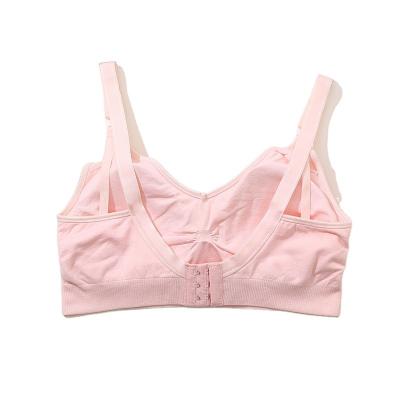 China Breathable Unique Design Ladies Full Burst Seamless Maternity Nursing Bra for sale