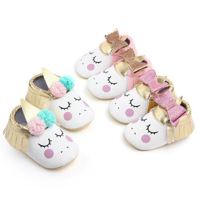 China Soft Sole Baby Anti-slippery Anti-slippery Autumn Casual Shoes Toddler PU Cotton Shoes for sale