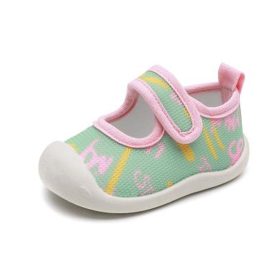 China New Baby Toddler Girls Shoes Kindergarten Slip-resistant Soft-soled Anti-slippery Baby Indoor Shoes 1-3 Years Old for sale