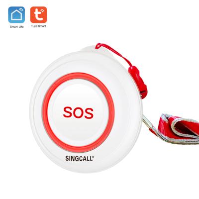 China Wireless WIFI Connection SINGCALL Tuya WiFi Smart SOS Emergency Button Alarm for Handicapped for sale