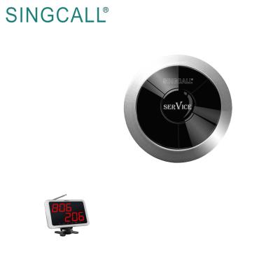 China SINGCALL Cafe Guest Calls Wireless Intervention Button Beeper for sale