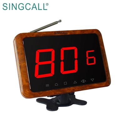 China ABS Material SINGCALL Restaurant Paging Nurse Emergency Call System Display Receiver for sale