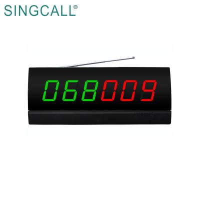 China Wireless calling system for restaurant SINGCALL three-digit service system wireless calling bell for restaurant for sale