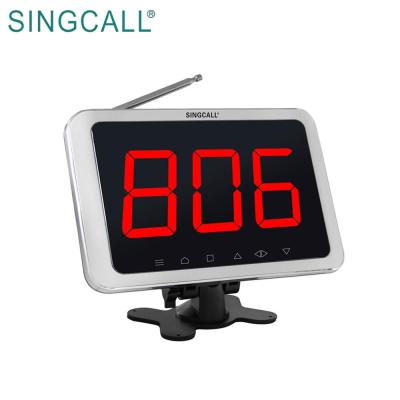 China ABS SINGCALL Wireless Service Table Display , White APE1500 Kitchen Call System for sale