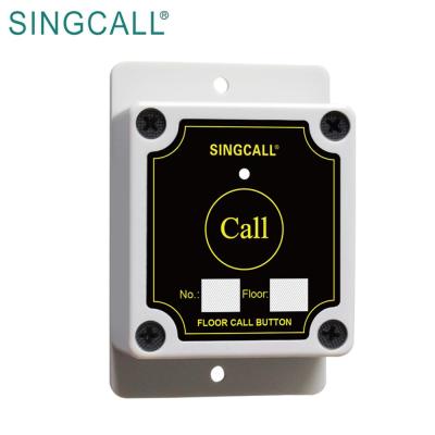 China ABS SINGCALL Radio Calls Single Button Bell for Building Restaurant Hotel Pager APE500 Service Customer Pager for sale