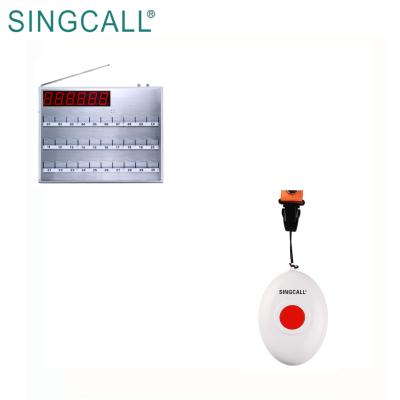 China Nurse Call System For Restaurant SINGCALL Number Queue Displays Silver Nurse Call System For Hospital for sale