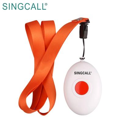 China SINGCALL Medical Call Pager Hospital Nursing Home Wireless Nurse with Collar for sale