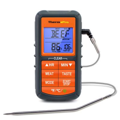 China ABS Plastic ThermoPro TP-06B Digital Grill Meat Thermometer with Probe for Smoker Grilling Food BBQ Thermometer for sale