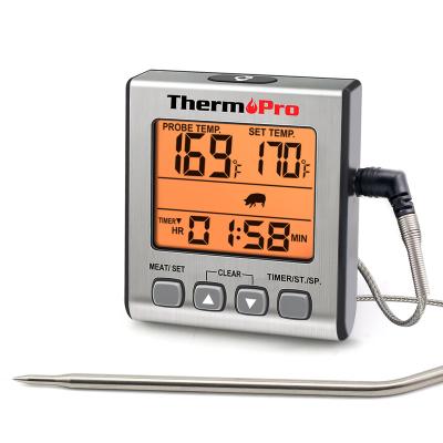 China ABS Plastic ThermoPro TP-16S Digital Meat Thermometer for Cooking and Grilling, BBQ Food Thermometer with Backlight for sale