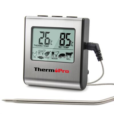 China Kitchen Thermometer Wholesale Price ThermoPro TP16 Digital BBQ Meat Cooking Thermometer with Timer for sale