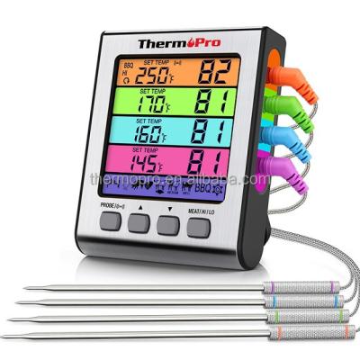 China Kitchen ThermoPro TP17H Digital Food Meat Thermometer with 4 Probes for Cooking BBQ for sale