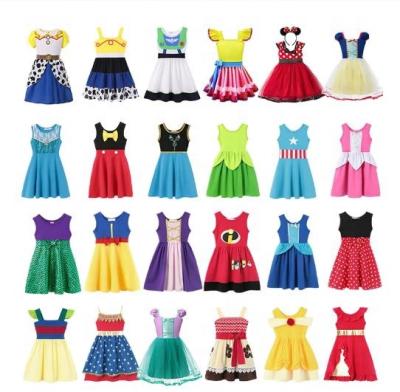 China Princess Moana Snow White Elsa Anna Clothes of Woody Dress Mickey Costumes Fancy Belle Sets Nancy Minnie Anti-wrinkle Girls Toys Story 4 Dress for sale