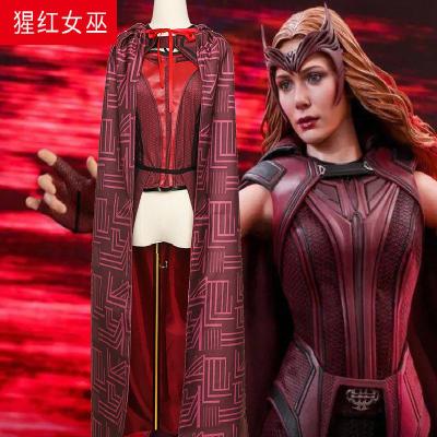 China Gothic Hooded Women Men Witch Larp Cape Long Robe Wicca Stain Cloak Comic Cosplay Costume Halloween Vampires Fancy Party for sale