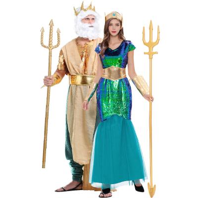 China Breathable Pharaoh Cosplay Egyptian Queen Goddess Court Cosplay Greek Costume for sale