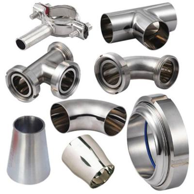 China Food Industry ASTM A403 WP304/316 Stainless Steel Sanitary Fittings Price 1/2