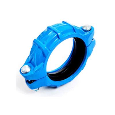 China Ductile Iron ASTM A536 Ductile Iron Grooved Rigid Pipe Fittings / Flexible Coupling for sale