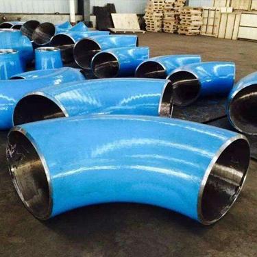 China WPB/WPC/WP1/WP2/WP11/WP22/WP5 ASTM A860 WPHY X52 12 inch SCH80 45 LR 3D CARBON STEEL ELBOW for sale