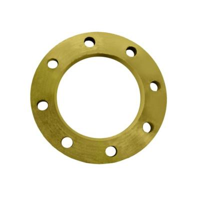 China Carbon Steel GOST Carbon Steel Plate Flange Yellow Painted Flange for sale