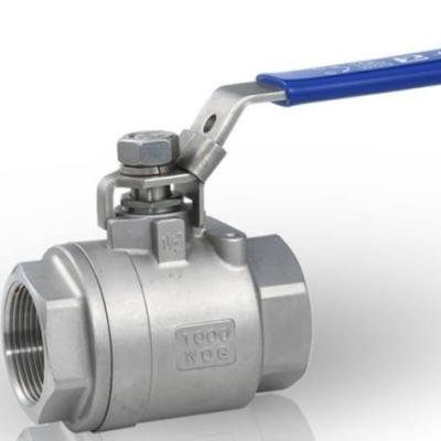 China General Dog SS304 316 Water 2 PC 1000 Ball Valve for sale