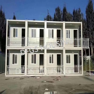 China Easy Installation DFGS Housing Expandable Prefab Military Area Container Expandable Module Flat Pack Prefab Houses for sale